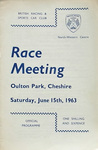 Programme cover of Oulton Park Circuit, 15/06/1963