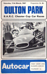 Programme cover of Oulton Park Circuit, 11/03/1967