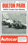 Programme cover of Oulton Park Circuit, 26/10/1968