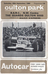 Programme cover of Oulton Park Circuit, 20/09/1969