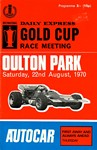 Programme cover of Oulton Park Circuit, 22/08/1970