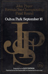 Programme cover of Oulton Park Circuit, 16/09/1972