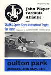 Programme cover of Oulton Park Circuit, 27/05/1974