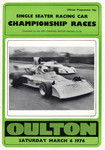 Programme cover of Oulton Park Circuit, 06/03/1976