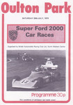 Programme cover of Oulton Park Circuit, 28/07/1979