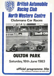 Programme cover of Oulton Park Circuit, 18/06/1983
