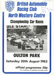 Programme cover of Oulton Park Circuit, 20/08/1983