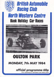 Programme cover of Oulton Park Circuit, 07/05/1984