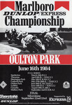 Programme cover of Oulton Park Circuit, 16/06/1984