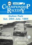 Programme cover of Oulton Park Circuit, 28/07/1984