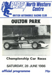 Programme cover of Oulton Park Circuit, 28/06/1986