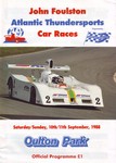 Programme cover of Oulton Park Circuit, 11/09/1988