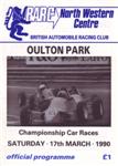 Programme cover of Oulton Park Circuit, 17/03/1990