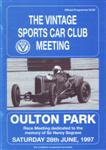 Programme cover of Oulton Park Circuit, 28/06/1997