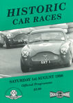 Programme cover of Oulton Park Circuit, 01/08/1998