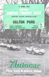 Programme cover of Oulton Park Circuit, 06/04/1957