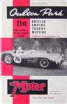 Programme cover of Oulton Park Circuit, 11/04/1959