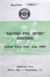 Programme cover of Oulton Park Circuit, 13/08/1960