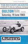 Programme cover of Oulton Park Circuit, 19/06/1965