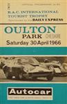 Programme cover of Oulton Park Circuit, 30/04/1966
