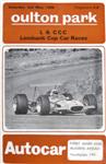 Programme cover of Oulton Park Circuit, 03/05/1969