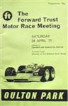 Programme cover of Oulton Park Circuit, 24/04/1971