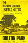Programme cover of Oulton Park Circuit, 17/06/1972