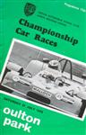 Programme cover of Oulton Park Circuit, 21/07/1973
