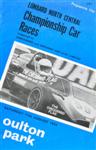 Programme cover of Oulton Park Circuit, 11/08/1973