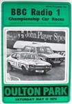 Programme cover of Oulton Park Circuit, 15/05/1976
