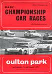 Programme cover of Oulton Park Circuit, 08/10/1977