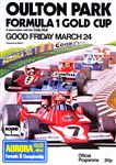 Programme cover of Oulton Park Circuit, 24/03/1978