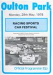 Programme cover of Oulton Park Circuit, 29/05/1978