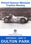 Programme cover of Oulton Park Circuit, 13/06/1981