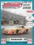Programme cover of Oxford Plains Speedway, 20/07/2008