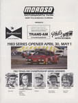 Programme cover of Palm Beach International Raceway, 01/05/1983