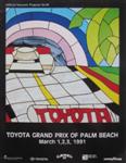 Programme cover of Palm Beach Street Circuit, 03/03/1991