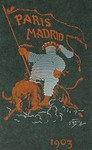 Programme cover of Paris to Madrid, 25/05/1903