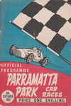 Programme cover of Parramatta Park, 06/09/1952