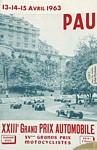 Programme cover of Pau, 15/04/1963