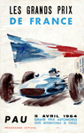Programme cover of Pau, 05/04/1964