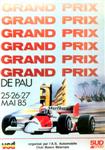 Programme cover of Pau, 27/05/1985