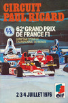 Programme cover of Paul Ricard, 04/07/1976