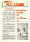 Programme cover of Paul Ricard, 20/03/1977