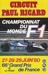 Programme cover of Paul Ricard, 29/06/1980