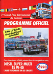 Programme cover of Paul Ricard, 01/06/1986