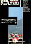Programme cover of Paul Ricard, 05/07/1987