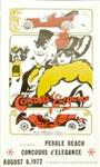 Programme cover of Pebble Beach Concours d'Elegance, 06/08/1972