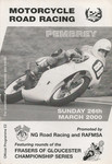 Programme cover of Pembrey Circuit, 26/03/2000