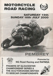 Programme cover of Pembrey Circuit, 16/07/2000